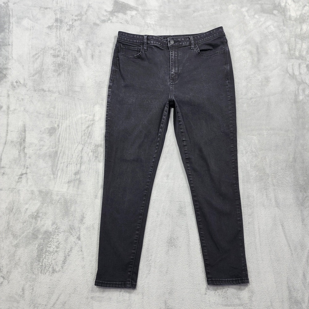 Arizona Jean Co. Jeans Womens 15 Short Juniors Black High Rise Jegging Stretch